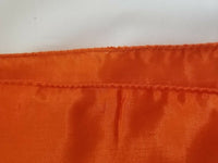 Sikh hindu kaur singh orange plain bandana head wrap gear wedding marriage rumal