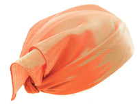 Sikh hindu kaur singh orange plain bandana head wrap gear wedding marriage rumal