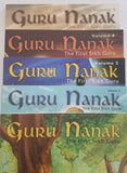 Singh kaur khalsa guru nanak the first sikh guru set of 5 comic books in english
