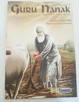 Singh kaur khalsa guru nanak the first sikh guru set of 5 comic books in english