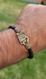 Shiv trishul bracelet kara hindu good luck kada evil eye protection  bangle cc16