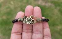 Shiv trishul bracelet kara hindu good luck kada evil eye protection  bangle cc16