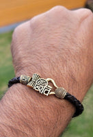 Shiv trishul bracelet kara hindu good luck kada evil eye protection  bangle cc16