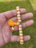 Wooden Yogic Beads Meditation Praying Beads Sikh Simrana Healing Bracelet CCC