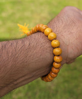 Wooden Yogic Beads Meditation Praying Beads Sikh Simrana Healing Bracelet CCC