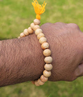 Wooden Yogic Beads Meditation Praying Beads Sikh Simrana Healing Bracelet CCC