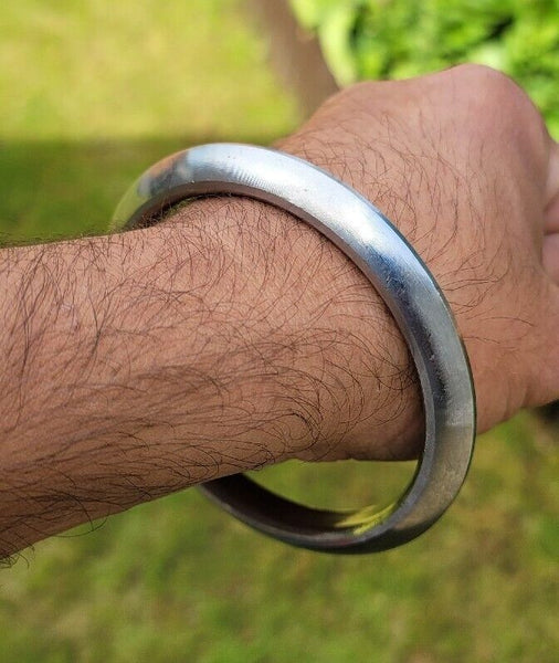 Sikh Sarbloh Kara Smooth Edge Kada Singh Bracelet Kaur Punjabi Khalsa Bangle EE8