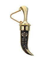 Sikh ceremonial Siri Sahib Stunning Stainless Steel Singh Kaur Kakaar Gold Black