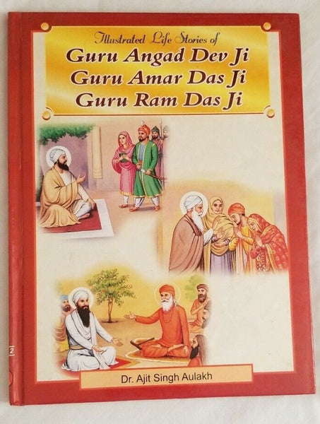 Sikh kids illustrated life stories of guru angad dev amar ram das book english m