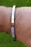 Sikh Kara Stainless Steel Kada Flat Plain Smooth Singh Kaur Punjabi Bangle K9K New Bracelet