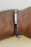 Stainless steel kara flat plain smooth sikh singh kaur punjabi stunning kada k9