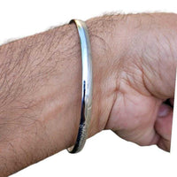 Sikh Kara Chrome Plated Kada Shri Anandpur Sahib Jin Hazoor Saab Singh Bangle K3