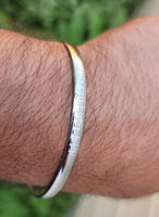 Sikh Kara Chrome Plated Kada Shri Anandpur Sahib Jin Hazoor Saab Singh Bangle K3