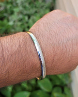 Sikh Kara Chrome Plated Kada Shri Anandpur Sahib Jin Hazoor Saab Singh Bangle K3