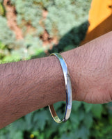 Sikh Kara Chrome Plated Kada Shri Anandpur Sahib Jin Hazoor Saab Singh Bangle K3
