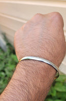 Sikh Kara Chrome Plated Kada Shri Anandpur Sahib Jin Hazoor Saab Singh Bangle K3