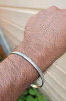 Sikh Kara Chrome Plated Kada Shri Anandpur Sahib Jin Hazoor Saab Singh Bangle K3