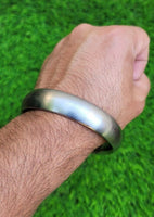 Sarbloh Sikh Kada Iron Karra Smooth Singh Bangle Khalsa Kara Bracelet N6A Karha