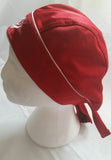 Sikh punjabi turban jean patka pathka khanda bandana head wrap red colour singh
