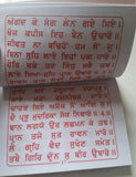 Hanuman chalisa evil eye protection shield good luck pocket book in punjabi arti