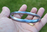 Sikh Sarbloh Kara Smooth Flat Kada Singh Bracelet Kaur Punjabi Khalsa Bangle EE0