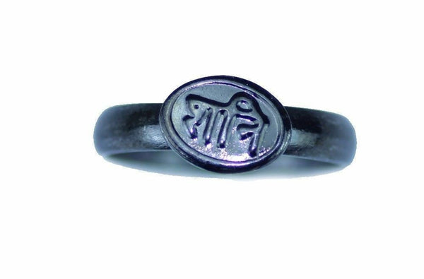 Shani word protection Saturn plain iron ring horse shoe pure astrology challa MM