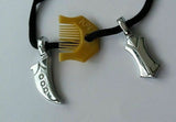 Sikh Kirpan Khanda Comb Pendant dori Necklace Stainless Steel Punjabi khalsa QQ1