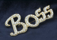 Celebrity Big Boss Brooch Design Vintage Look King Broach Gold Silver Plated Pin