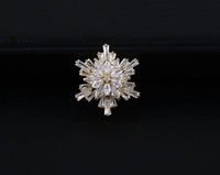 Star broach celebrity designer brooch vintage look gold plated love new pin gg55