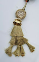 Indian punjabi pranda mehndi jagoo mirror bridal patiala paranda hair braid rrr5