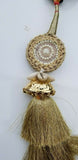 Indian punjabi pranda mehndi jagoo mirror bridal patiala paranda hair braid rrr5