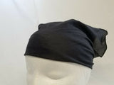 Black Cotton Rumal Sikh Temple Head Cover Bandana Wedding Prayer Funeral Wrap