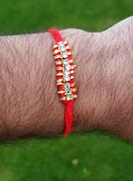 Lucky hindu red thread stunning evil eye protection bracelet talisman amulet mmm