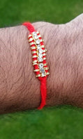 Lucky hindu red thread stunning evil eye protection bracelet talisman amulet mmm