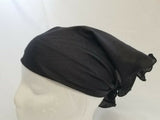 Black Cotton Rumal Sikh Temple Head Cover Bandana Wedding Prayer Funeral Wrap