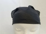 Sikh hindu kaur singh black plain bandana head wrap gear wedding marriage rumal