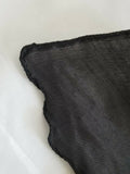 Black Cotton Rumal Sikh Temple Head Cover Bandana Wedding Prayer Funeral Wrap
