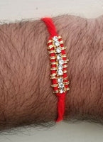 Lucky hindu red thread stunning evil eye protection bracelet talisman amulet mmm