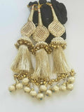 Indian punjabi pranda mehndi jagoo charms bridal patiala paranda hair braid a22