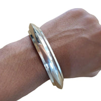 Sikh Kara Stainless Steel Chakri Singh Kaur Collar Kada Punjabi Bangle L16 New