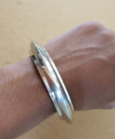 Sikh Kara Stainless Steel Chakri Singh Kaur Collar Kada Punjabi Bangle L16 New