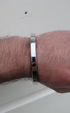 Sikh Kara Stainless Steel Flat Smooth Kada Singh Kaur Punjabi edge Bangle karha EE5