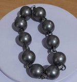Solid sarbloh beads bracelet meditation manka praying hindu sikh singh simrana e