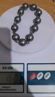 Solid sarbloh beads bracelet meditation manka praying hindu sikh singh simrana e