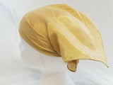 Sikh hindu kaur singh golden plain bandana head wrap gear wedding marriage rumal