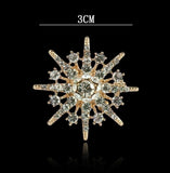 Stunning vintage look gold plated six point star celebrity brooch broach pin e1