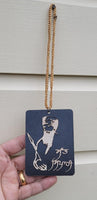 Punjabi sikh kaur wooden sant jarnail singh bhindranwale car rear  mirror hanger