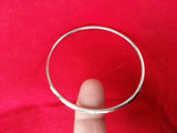Stainless Steel Thin Sikh Kara Silver Colour Khalsa Bracelet Bangle Singh Kaur m10