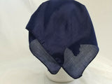 Sikh Navy Blue Rumal Hindu Kaur Singh Navy Blue bandana Head Wrap Wedding Gear