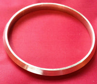 Sikh Kara Singh Kaur BRASS Edge Gold Look Kada Khalsa Hindu Healing Bangle M8